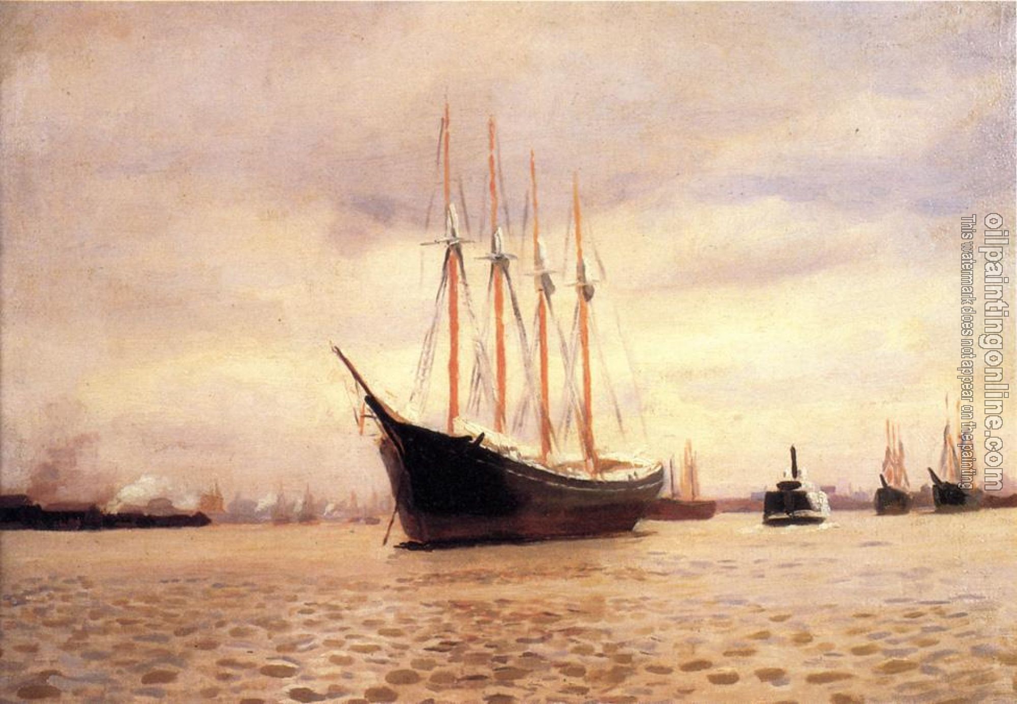 Thomas Pollock Anschutz - On the Delaware at Tacony